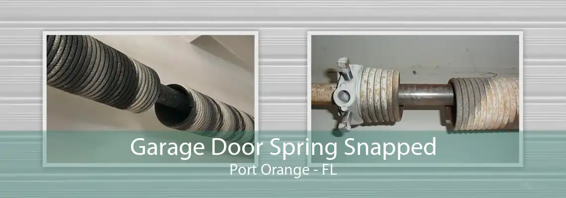 Garage Door Spring Snapped Port Orange - FL